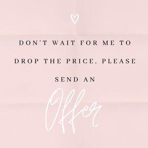 ALWAYS OPEN TO YOUR OFFERS! ✨